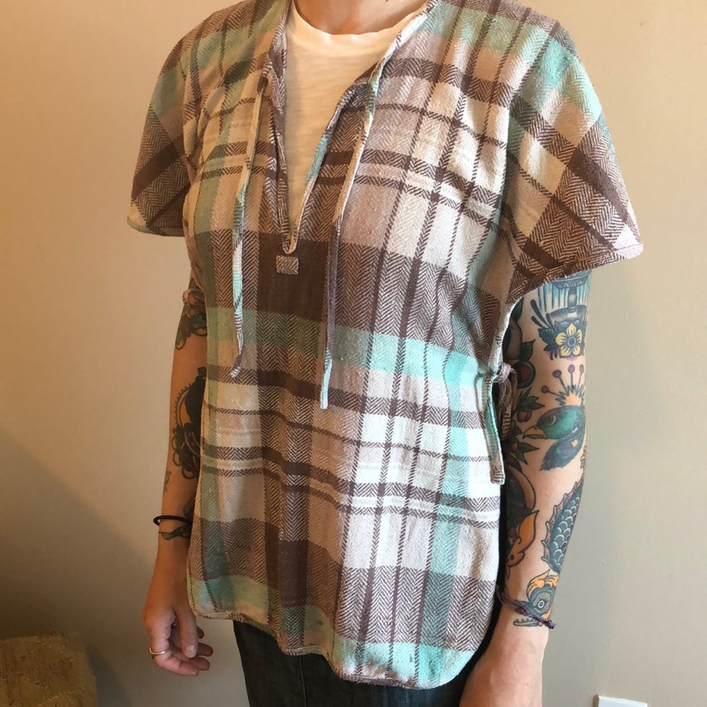 Cotton silk blend Sweet Tater cover up